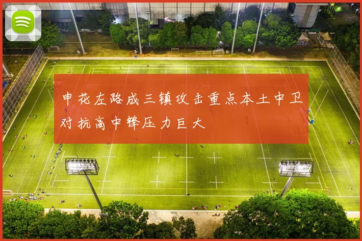 申花左路成三镇攻击重点本土中卫对抗高中锋压力巨大